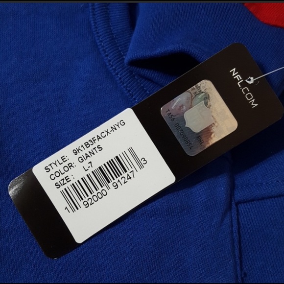 NY Giants Hoodie kids Large - Picture 5 of 8